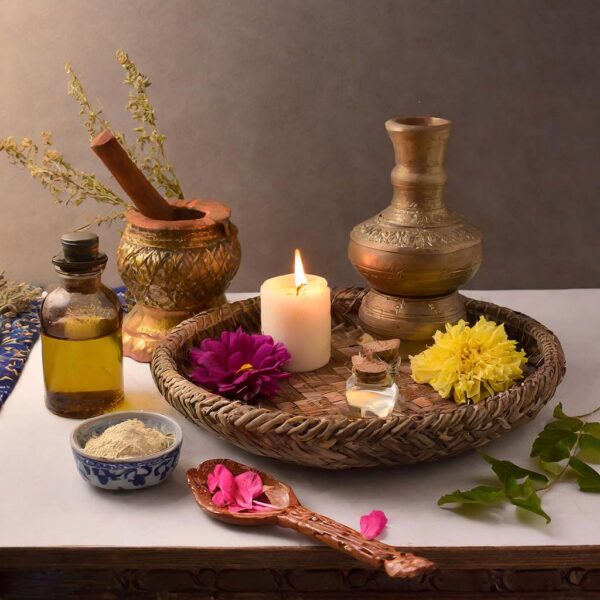 Ayurvedic massage and aromatherapy